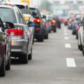 Teška saobraćajna nezgoda na autoputu; Ogromne kolone ka aerodromu FOTO