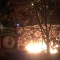 Ugašen požar na veterniku Vatra buktala pored gasne stanice (video)