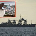 Raketa ciljala rusku Crnomorsku flotu! Zapaljen bojni brod u Sevastopolju, zatvoren Krimski most (video)