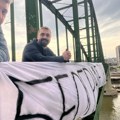 Đorđe Miketić pušten posle privođenja zbog transparenta na ostacima Starog savskog mosta