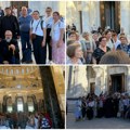 Vernici iz Eparhije osečkopoljske i baranjske posetili Hram Svetog Save uz blagoslov episkopa Heruvima na poklonjenje Pojasu…