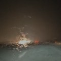 (Video) Ne vidi se prst pred okom, vozači pale "sva četiri" nasred auto-puta! Objavljen jeziv snimak oluje kod Niša