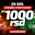 EVROPSKA GROZNICA U MERIDIANU: Navijaj za večite i uzmi 2.000 RSD bonusa za gol Zvezde i Partizana!