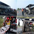 Autobus pun putnika udario u kombi s gorivom i zapalio se! Najmanje 18 mrtvih, ljudi razbili prozore kako bi se spasli iz…