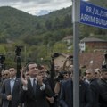 Kurti otkrio tablu sa imenom ulice nazvane po policajcu ubijenom u Banjskoj