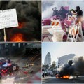 FOTO, VIDEO Nikad dramatičnije scene iz Los Anđelesa: Policija gazila demonstrante konjima, leteo suzavac, zapaljeni…