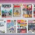 Naslovne strane današnjih novina: Prelistavanje štampe za petak, 1. avgust 2025. godine