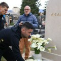 "Beleg, patnja, krst, nisi otišao": Partizan posetio grob Andrije Delibašića, njegov otac sve dirnuo govorom