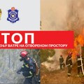Stroga zabrana paljenja vatre na otvorenom