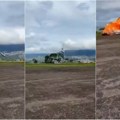 (Video) Kamera zabeležila stravičan pad aviona Tek što je poleteo, udario je o tlo stradalo dvoje putnika