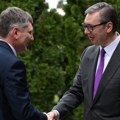 Vučić se sastao sa ruskim ministrom ekonomskog razvoja Maksimom Rešetnjikovim