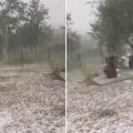 Nevreme protutnjalo ovim delom Srbije: Pao krupan grad, oluja se premešta po zemlji (Video)