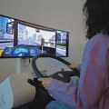 Mia u Pekinškom muzeju autobusa