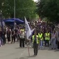 Studentski protest "Marš na Drinu" u Loznici, dvanaestočasovna blokada centra grada