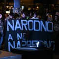Zaposleni u kulturi protestovali ispred Narodnog pozorišta