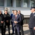 Ministar policije Ivica Dačić u poseti policiji u Prijepolju nakon vanredne situacije zbog vremenskih neprilika