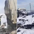 Dramatičan snimak požara na auto-putu kod Šimanovaca: Kamioni ugljenisani, a vozači jurili u kontrasmeru (video)