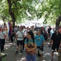 Protest ispred Palate pravde u Novom Sadu, podrška za mladića koji je priveden nakon incidenta u Futogu