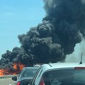 Zapalio se šleper na auto-putu kod mesta Krnjevo, usporen saobraćaj u smeru ka Beogradu