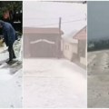 (Video) Neverovatni snimci nevremena u Srbiji u sred maja"!? Sve se zabelelo! Da li je ovo sneg ili grad?