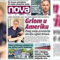 „Nova“ piše: „Grlom u Ameriku – zbog svoje promocije okrnjio ugled države“