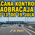 Sedmodnevna akcija MUP-a: Od 13. do 19. jula pojačana kontrola saobraćaja