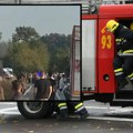 U stravičnoj saobraćajki kod Mladenovca ima poginulih: Nakon udesa, automobil se zapalio, a vozač izgoreo! (video)