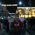 Završen 12. protest ispred RIK-a: Saobraćaj blokiran samo u Ulici kneza Miloša