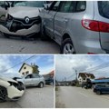 Lančani sudar 4 vozila kod Čačka Devojka (19) teže povređena (foto)