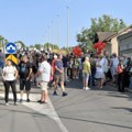 "Hod po Gazeli, hod po žici" - Druga blokada nadvožnjaka (FOTO)