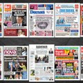 Naslovne strane današnjih novina: Prelistavanje štampe za subotu, 25. oktobar 2025. godine