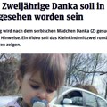 Austrijski mediji pišu o nestanku danke, pozivaju se na Kurir: "Navodno je viđena u Beču s dve Rumunke"
