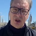 "Kasnili smo mnogo, sada ubrzavamo": Vučić obišao radove na izgradnji nacionalnog stadiona (video)