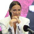 Sletela u Beograd i pravo na žurku: Trudna Aleksandra Prijović prvi put u javnosti, evo kako izgleda sa stomakom