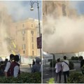 Snimci urušavanja kule kod Koloseuma iz drugog ugla: Očas posla se skoro sve pretvorilo u prah i pepeo! (video)