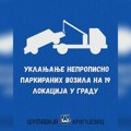 Akcija pojačane kontrole i uklanjanja nepropisno parkiranih vozila