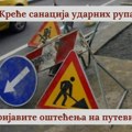 Opština Prijepolje pozvala građane da prijave udarne rupe na putevima