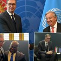 "Uvek dobar i otvoren razgovor": Vučić se u Njujorku sastao sa Guterešom, Kajom Kalas i drugim zvaničicima: Ključne teme bile…