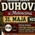 Čobanski paprikaš, koncert iznenađenja i vatromet: Seoska slava Duhovi u Melencima