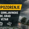 RHMZ upozorava: U nedelju moguće nevreme sa gradom i olujnim udarima vetra u Šumadiji
