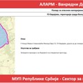 Požar u magacinu opasnih materija u Barajevu
