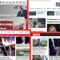 Vučić na naslovnim stranama portala u izbornoj tišini: Drže na naslovnoj strani vesti od juče