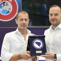 Podrška razvoju fudbala: Čeferin posetio FS BiH