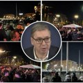 "Pozivam građane na mir i uzdržanost": Vučić se oglasio o haosu ispred Narodne skupštine