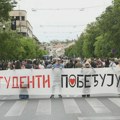 Studenti i građani blokirali Avijatičarski trg zbog hapšenja studenta Lazara na Aerodromu