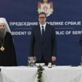 Vučić ugostio patrijarha Porfirija, sabor SPC i Dodika: Zahvalio sam što se bave pitanjem nametnute rezolucije o Srebrenici
