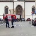 Na Markovom trgu u Zagrebu muškarac se polio benzinom i zapalio