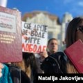 Protest grupe đaka, nastavnika i studenata u Subotici