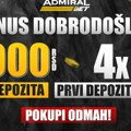 Dobrodošlica koju ne zaboravljate – do 3000 dinara bez depozita i 300% bonusa