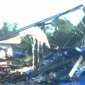 Izgoreo kamion kod Umčara: Vozilo jedva prepoznatljivo!
